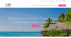 Desktop Screenshot of onlinetraveltraining.com